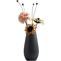 Amazon.co.jp: フラワーベース 花瓶 おしゃれ 一輪挿し 陶器 つや消し